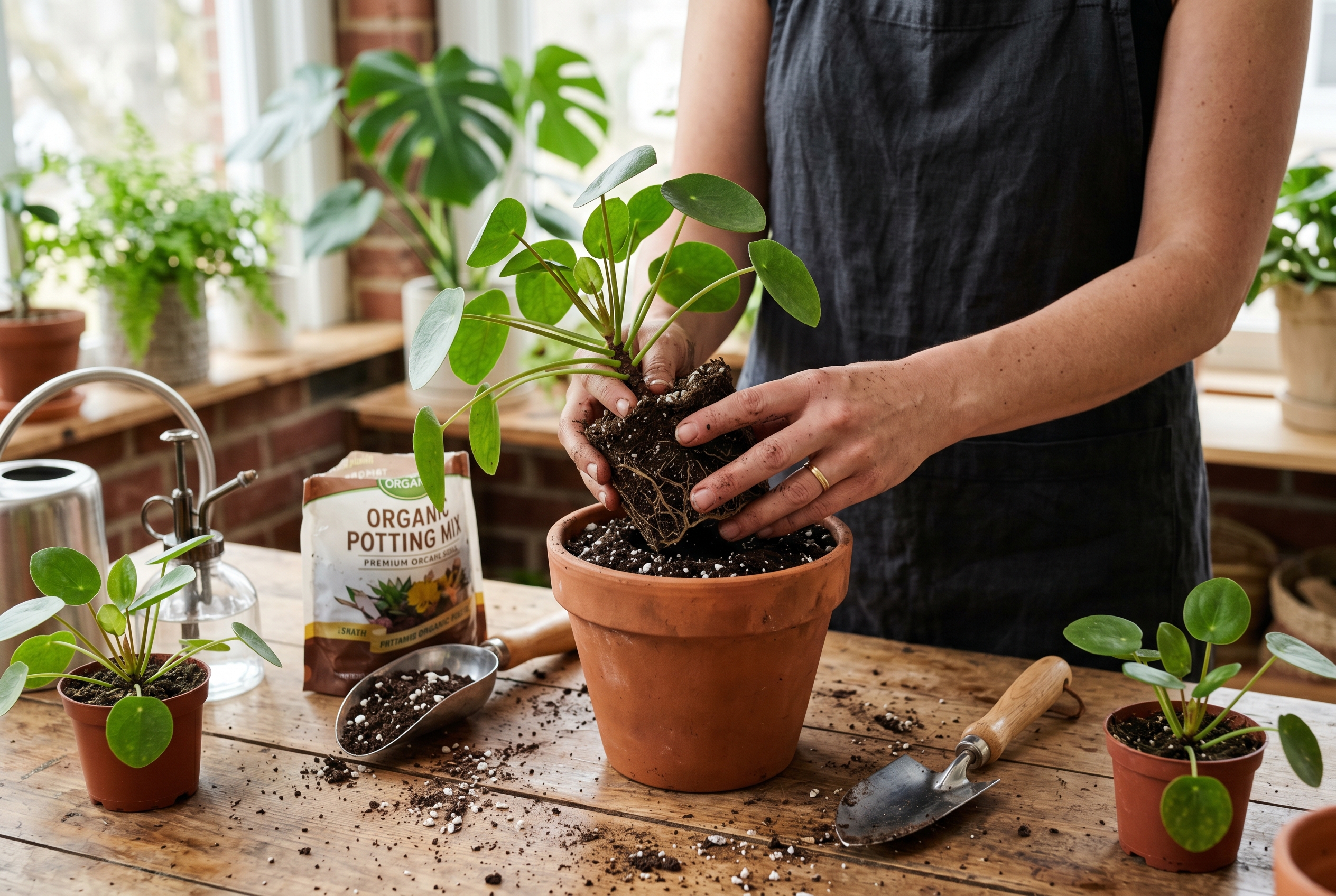 Beginner Guide to Repotting Houseplants hero image